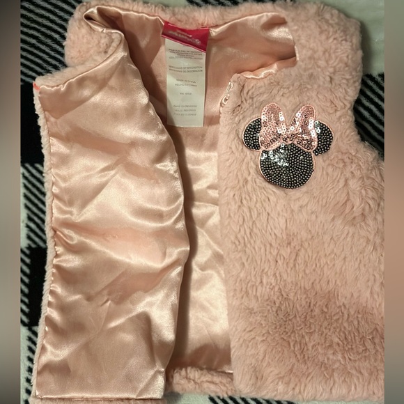 Infant size 24M Light Pink Minnie Mouse Vest - Picture 2 of 3